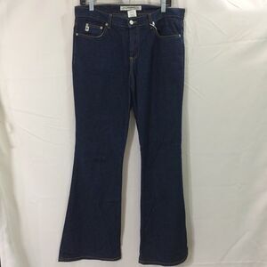 Vintage 80s 90s Z. Cavaricci Jeans Dark Wash Flare High Rise Made USA Size 13